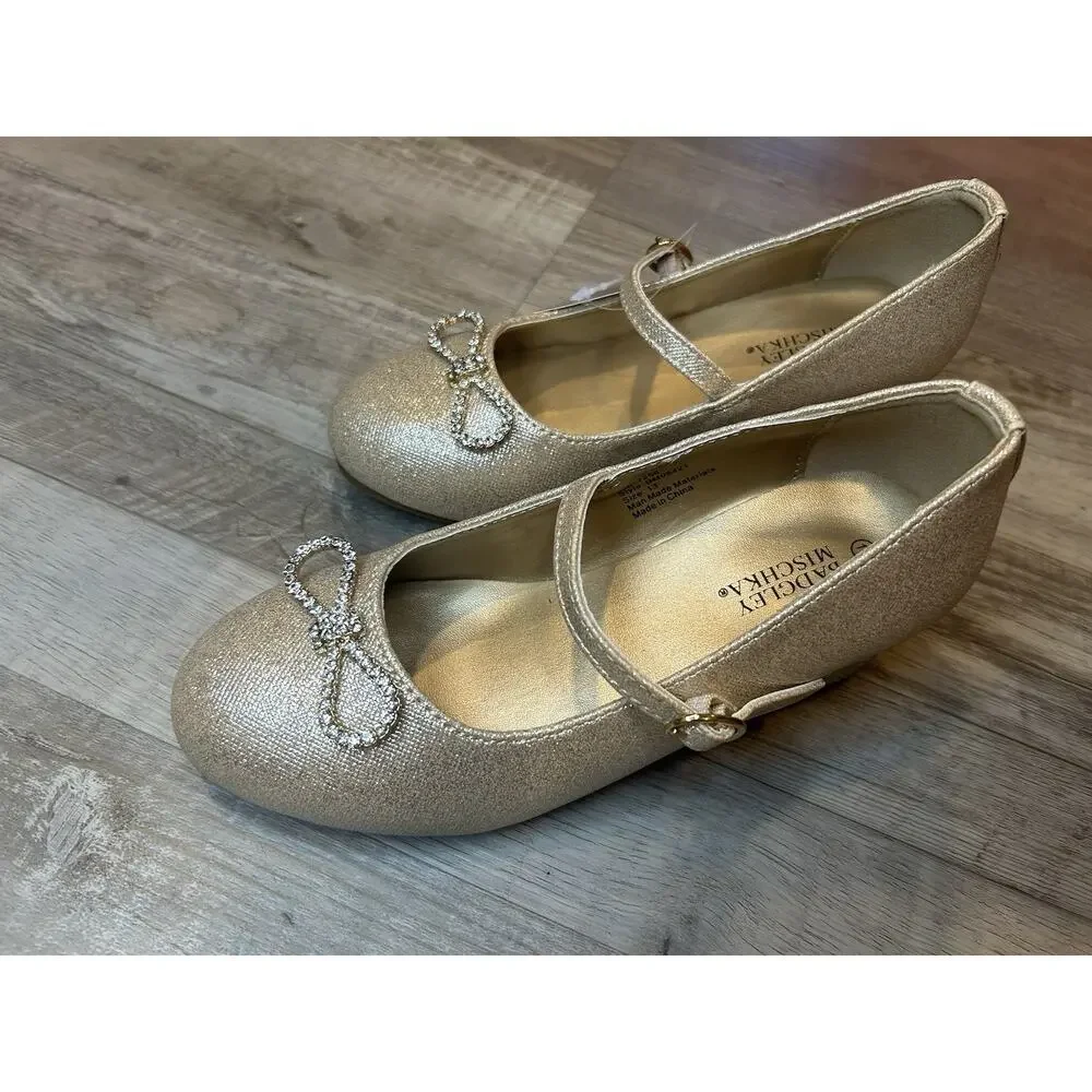 Badgley Mischka Girls Dress Shoes Size 13